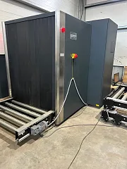 Крупногабаритный интроскоп Hi-Scan 145180 с приводным рольгангом, аварийный трос вдоль корпуса
